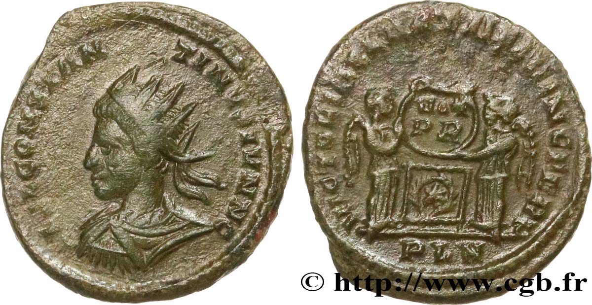 COSTANTINO II Centenionalis ou nummus q.SPL