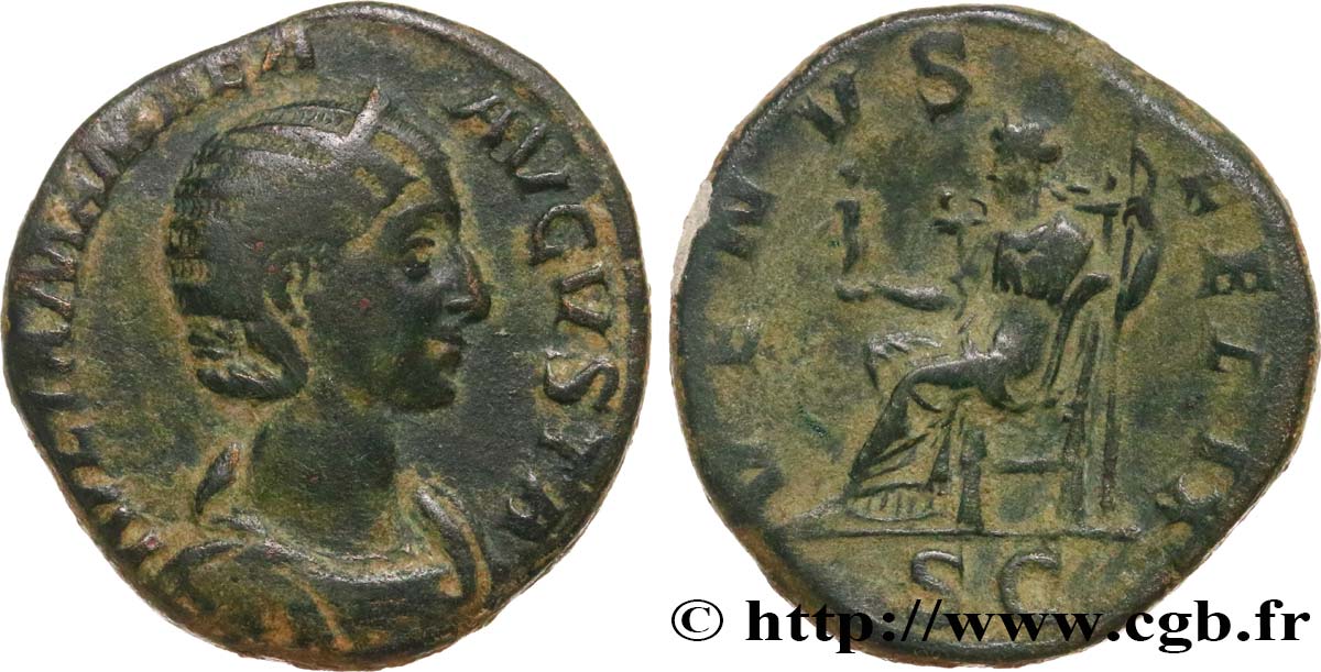 JULIA MAMÉE Sesterce TTB