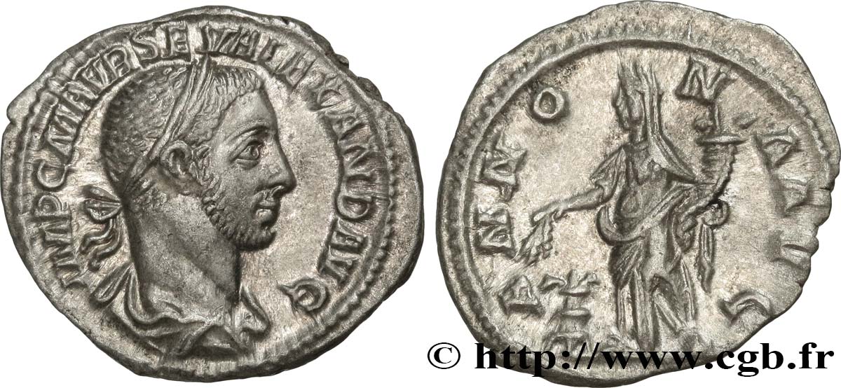 SEVERUS ALEXANDER Denier AU