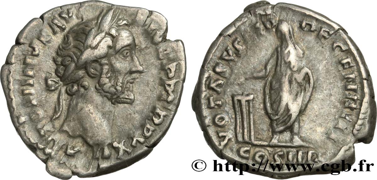 ANTONINUS PIUS Denier AU/XF