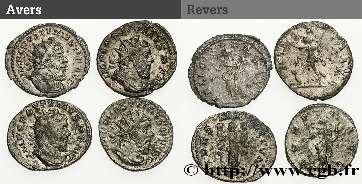 LOTS Lots de 4 monnaies lot