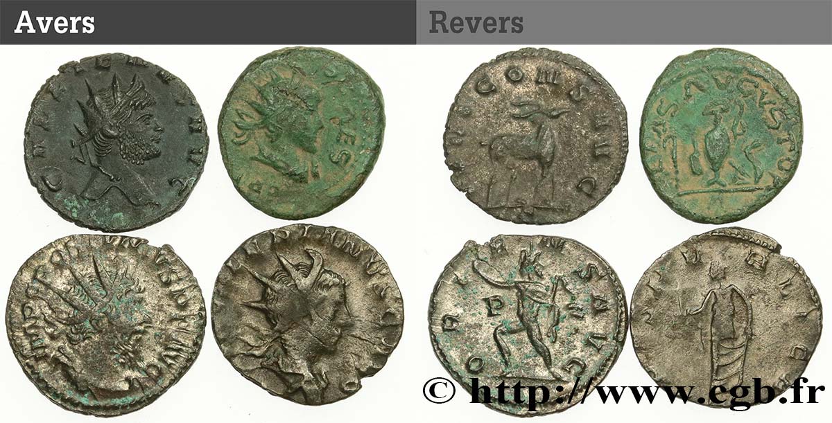 LOTS Lots de 4 monnaies lot