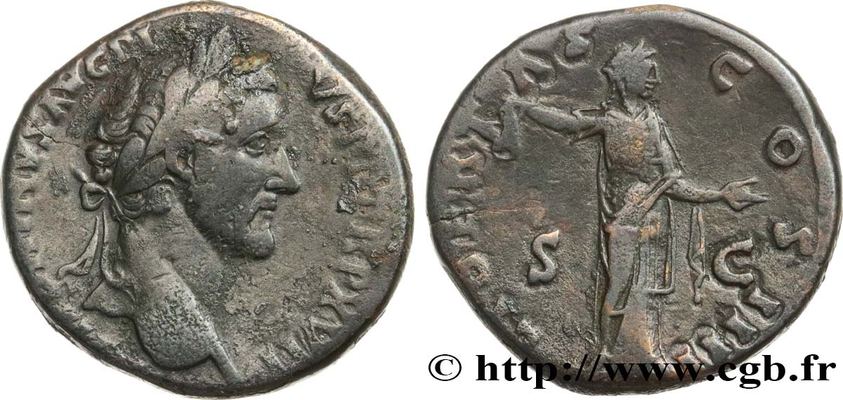 ANTONINUS PIUS Sesterce fSS