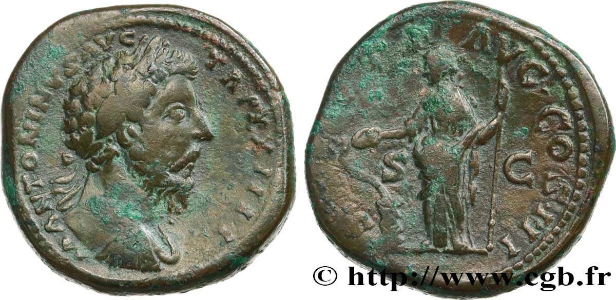 MARCUS AURELIUS Sesterce fSS