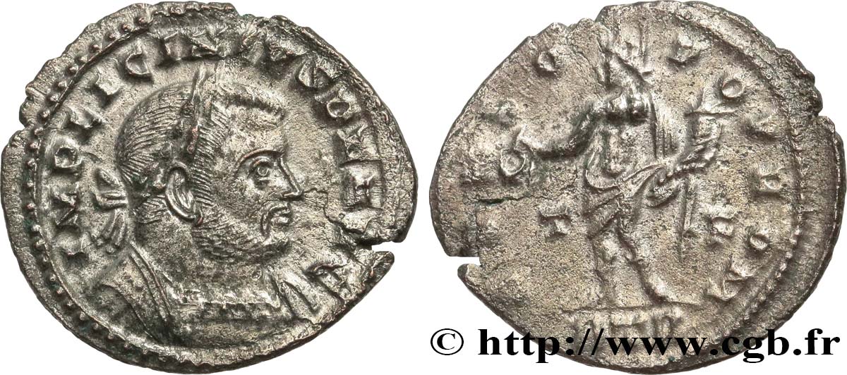 LICINIUS Ier Follis ou nummus TTB