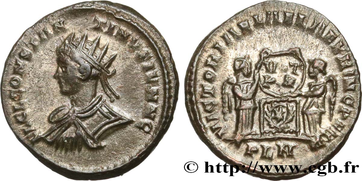 CONSTANTINO II Centenionalis ou nummus MBC+