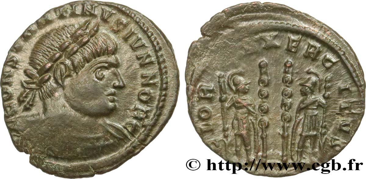 CONSTANTINO II Centenionalis ou nummus EBC