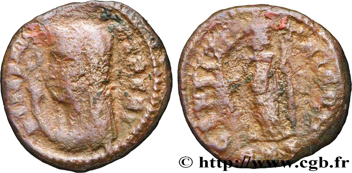 IULIANUS II DER PHILOSOPH Petit bronze (PB, Æ 4) fSS/fS