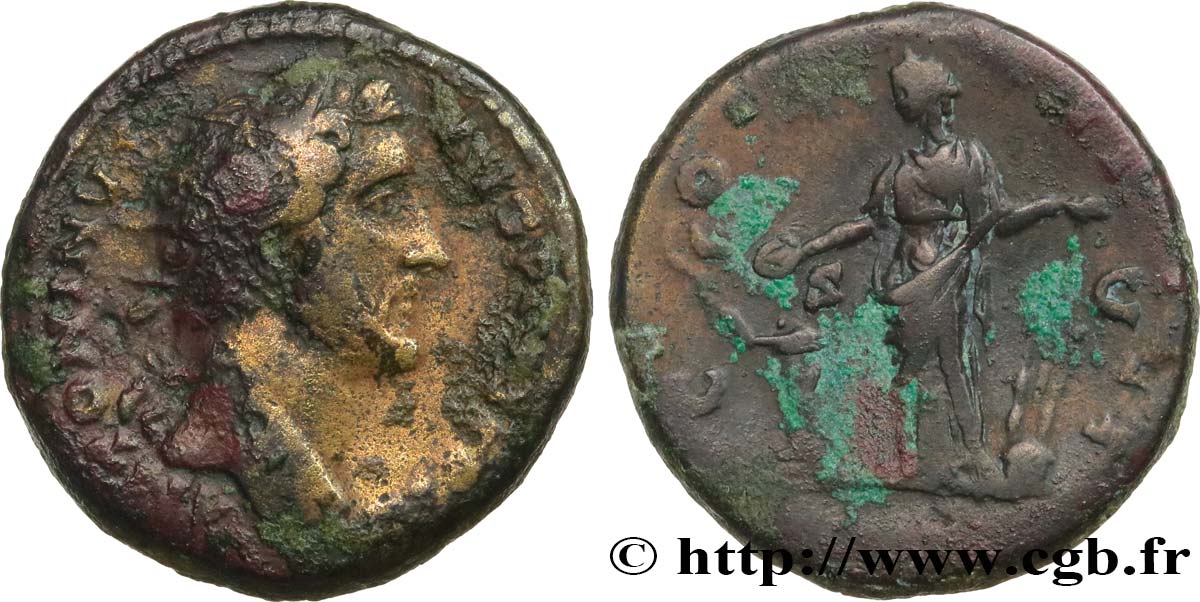 ANTONINUS PIUS Dupondius S