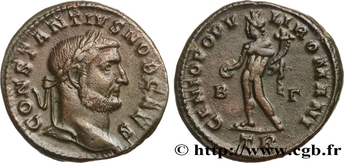 CONSTANTIUS I Follis ou nummus fVZ