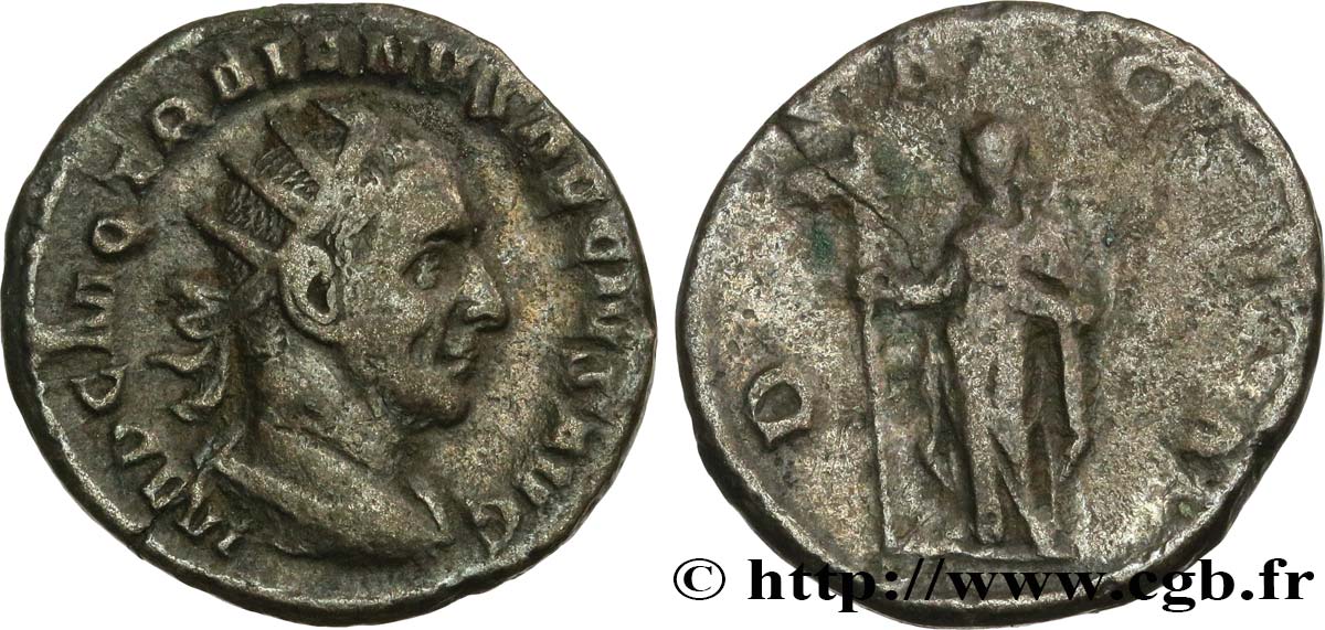 TRAJAN DÈCE Antoninien TB+