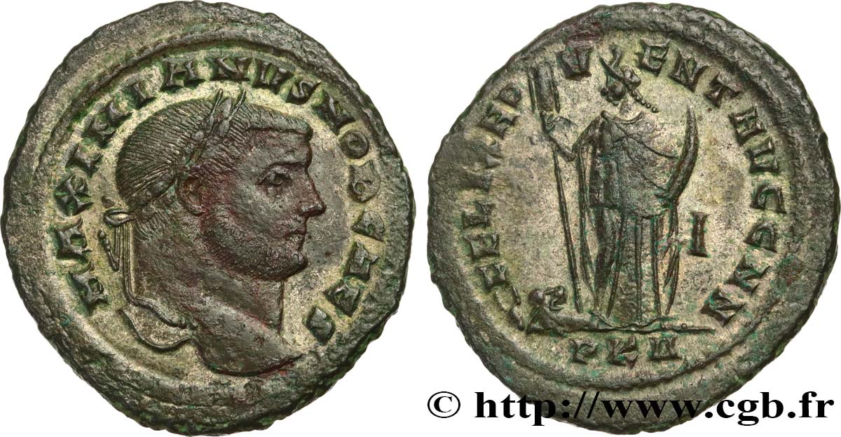 GALÈRE Follis ou nummus SUP