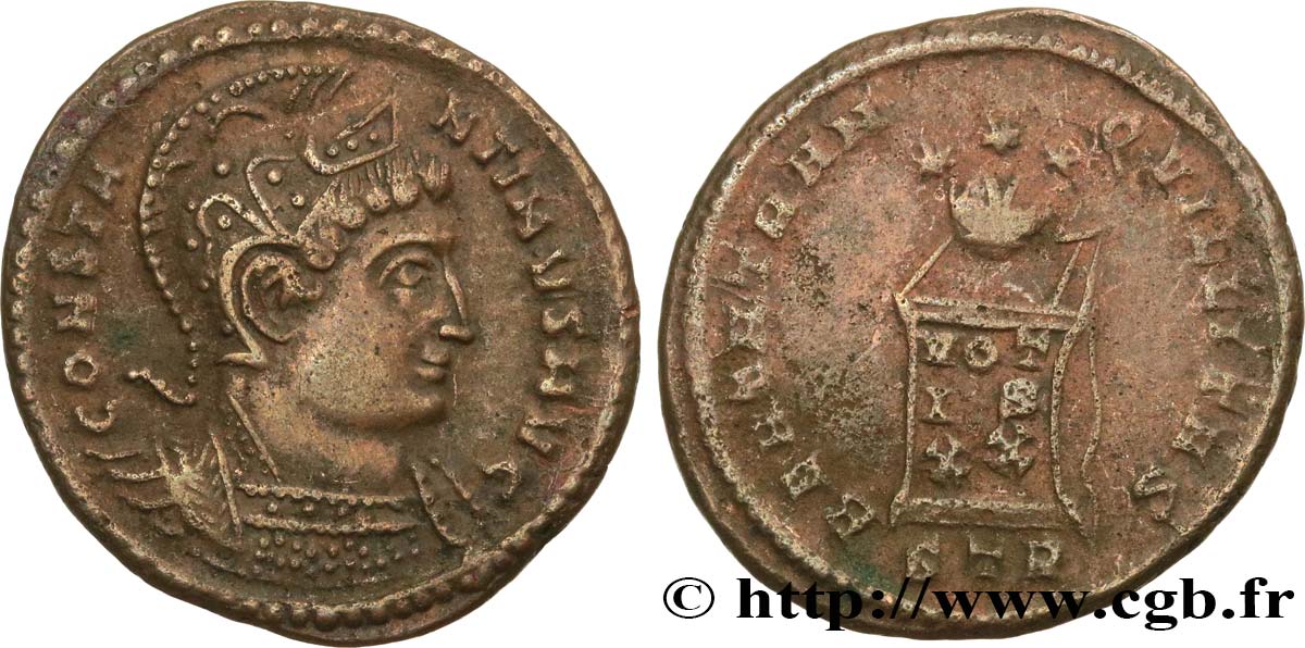 CONSTANTINE I THE GREAT Centenionalis ou nummus XF
