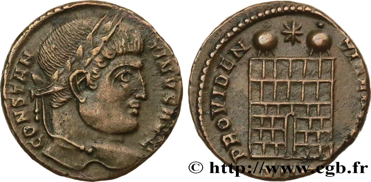 CONSTANTINUS I DER GROßE Centenionalis ou nummus fVZ