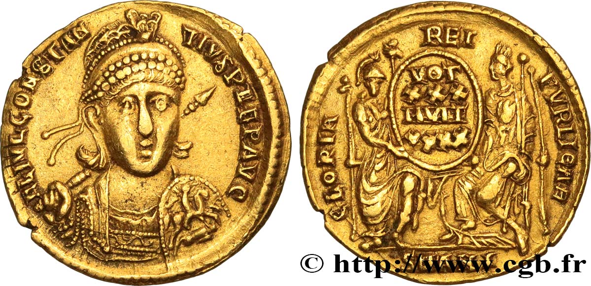 CONSTANTIUS II Solidus AU