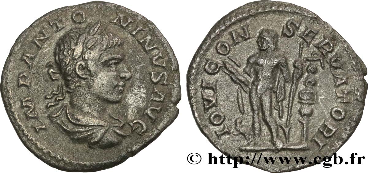 ELAGABALUS Denier fVZ