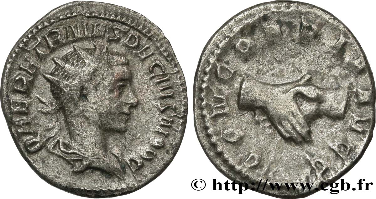 HERENNIUS ETRUSCUS Antoninien fSS