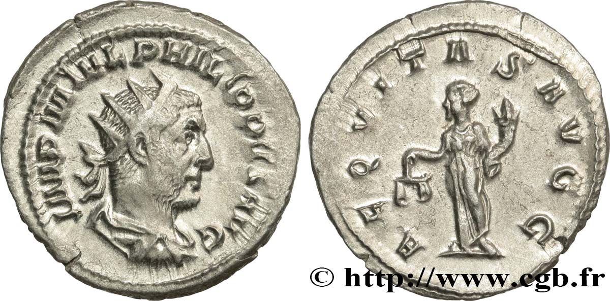 PHILIPPUS I. ARABS Antoninien fST/ST