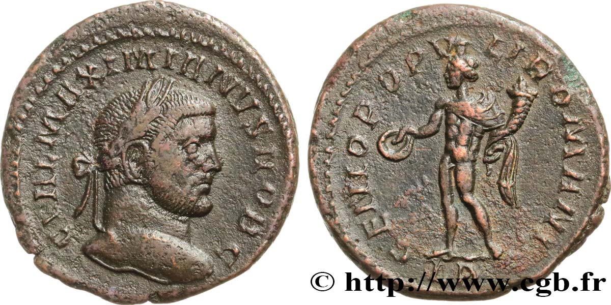 GALERIO Follis ou nummus BB