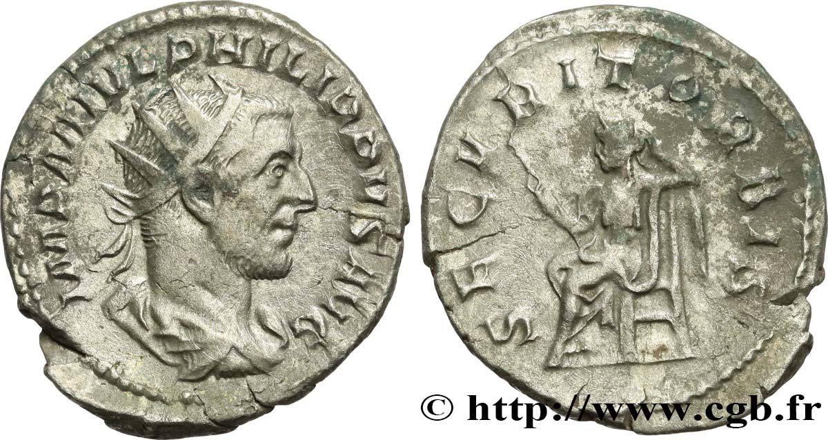 PHILIPPUS I. ARABS Antoninien SS