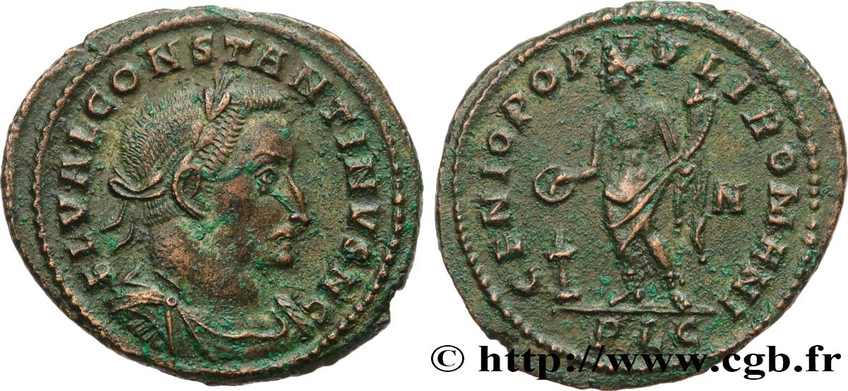 COSTANTINO I IL GRANDE Follis ou nummus SPL/q.SPL