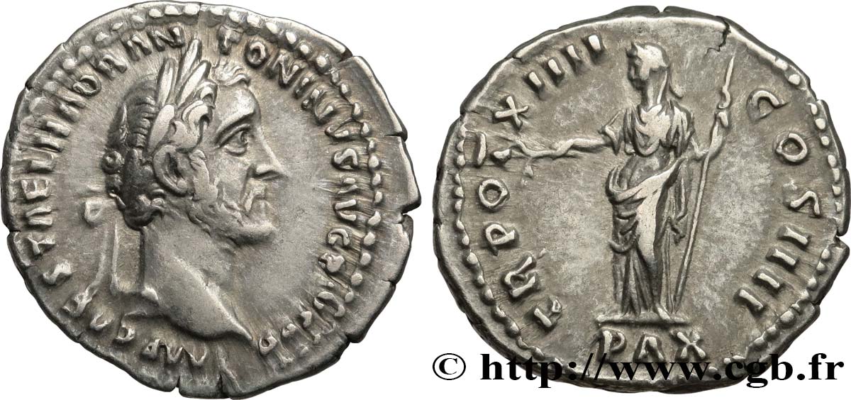 ANTONINUS PIUS Denier AU