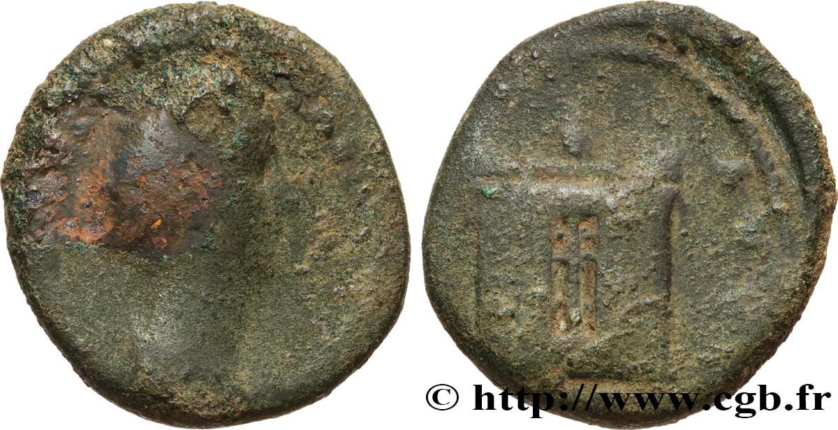 FAUSTINA MAGGIORE Moyen bronze, dupondius ou as MB