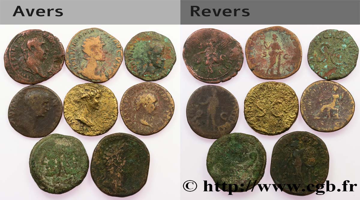 LOTS Lots de 8 pièces lot