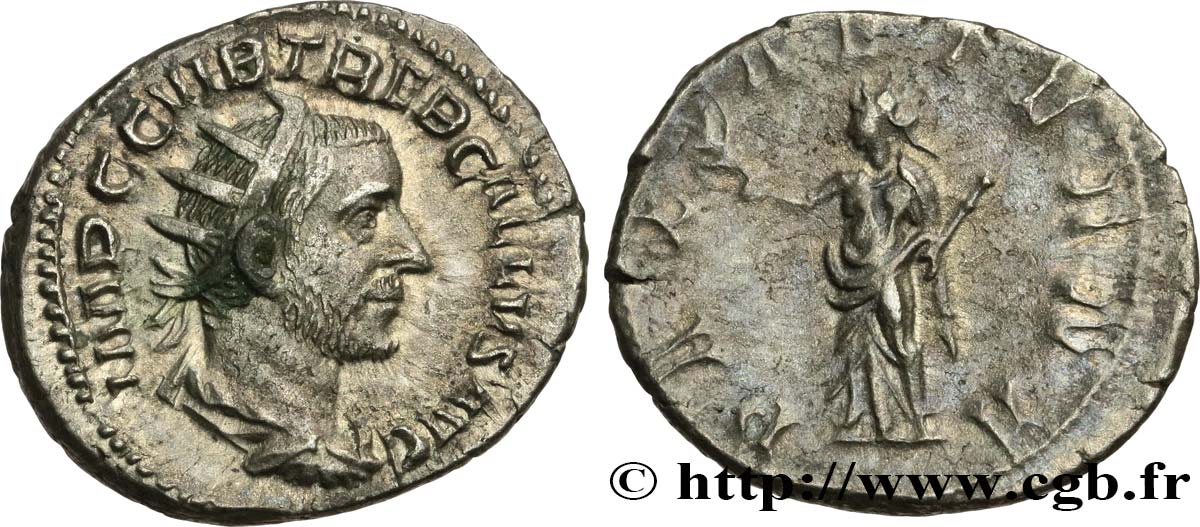 TREBONIANUS GALLUS Antoninien AU/XF