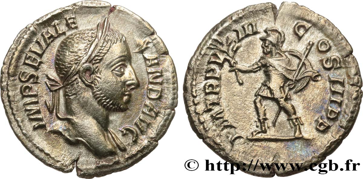 SEVERUS ALEXANDER Denier AU