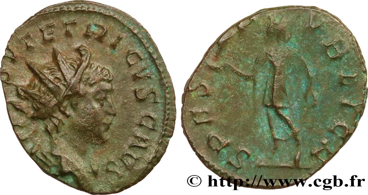 TÉTRICUS II Antoninien TTB