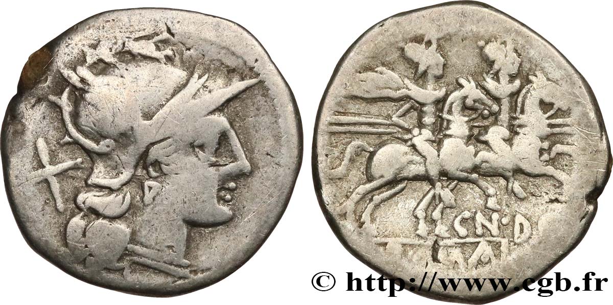 DOMITIA Denier TB+