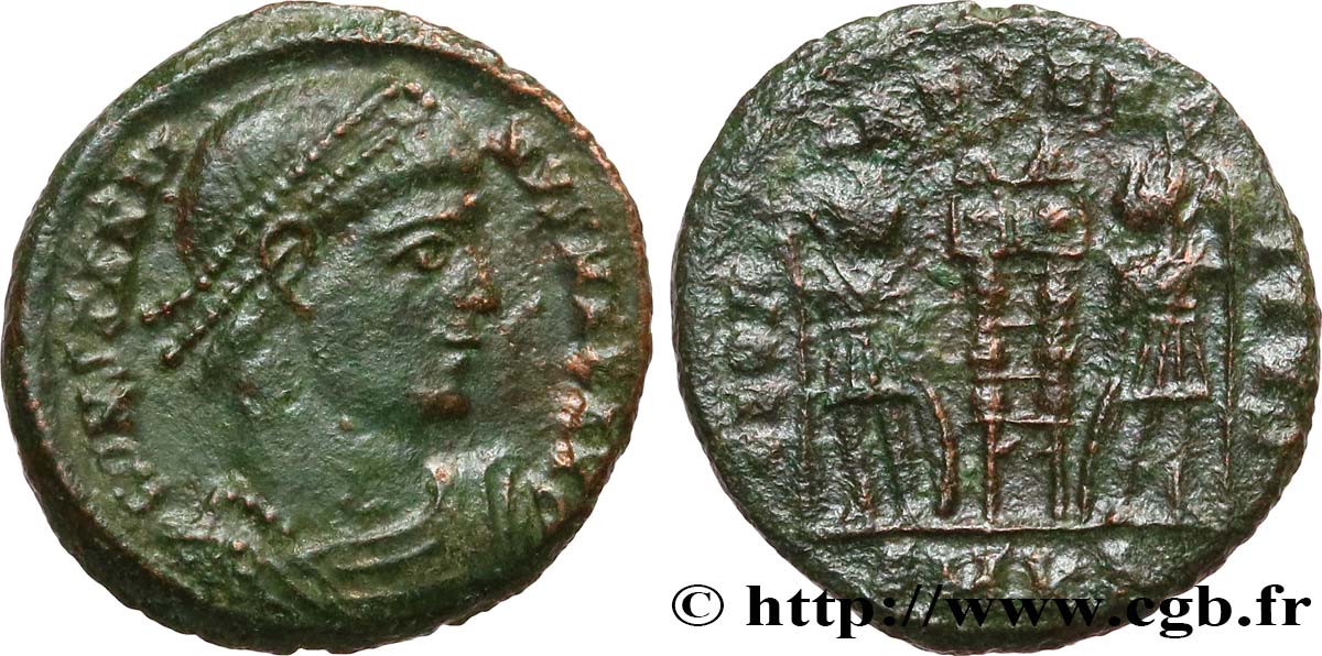 CONSTANTINUS I DER GROßE Centenionalis ou nummus SS/fSS