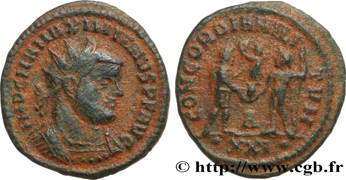 MAXIMIANUS HERCULIUS Aurelianus XF