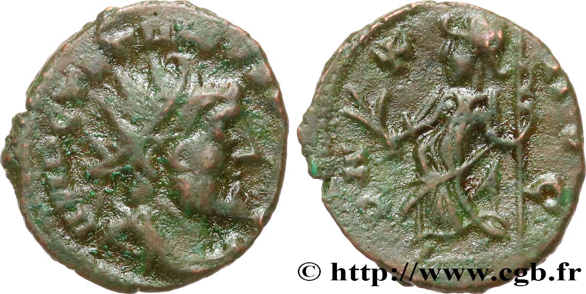 TETRICUS I Antoninien, minimi (imitation) S/SS