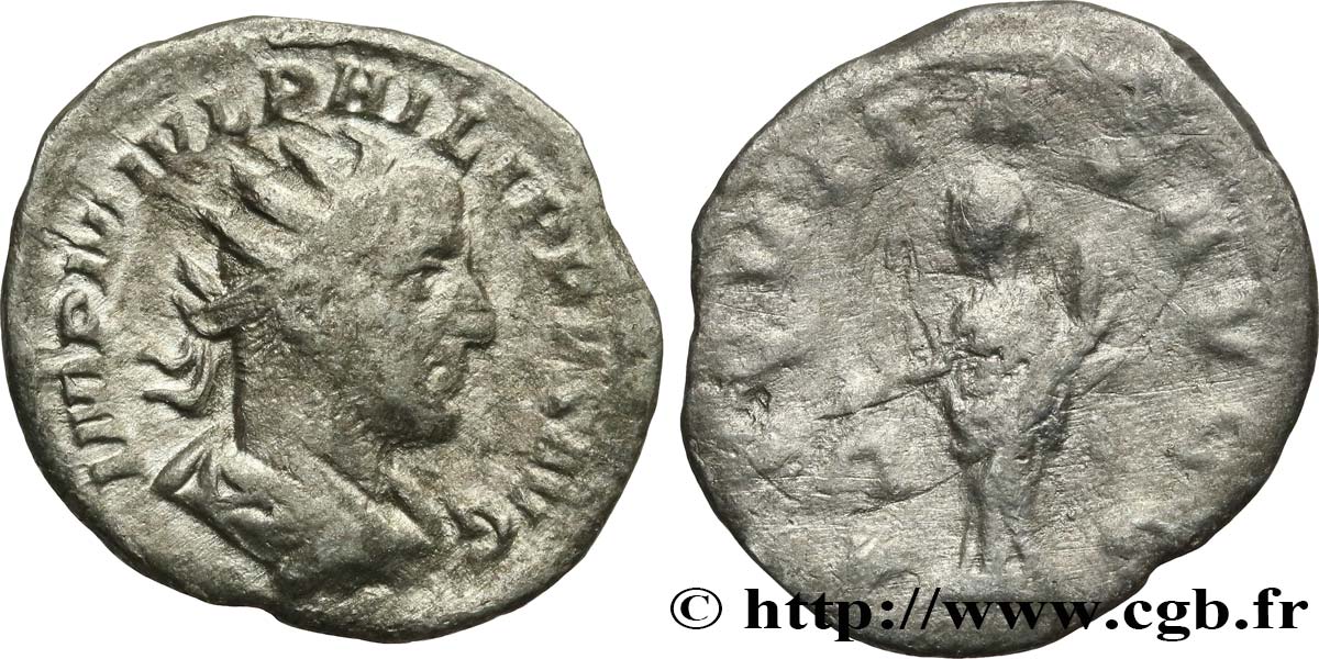 FILIPPO I PADRE Antoninien q.BB/q.MB