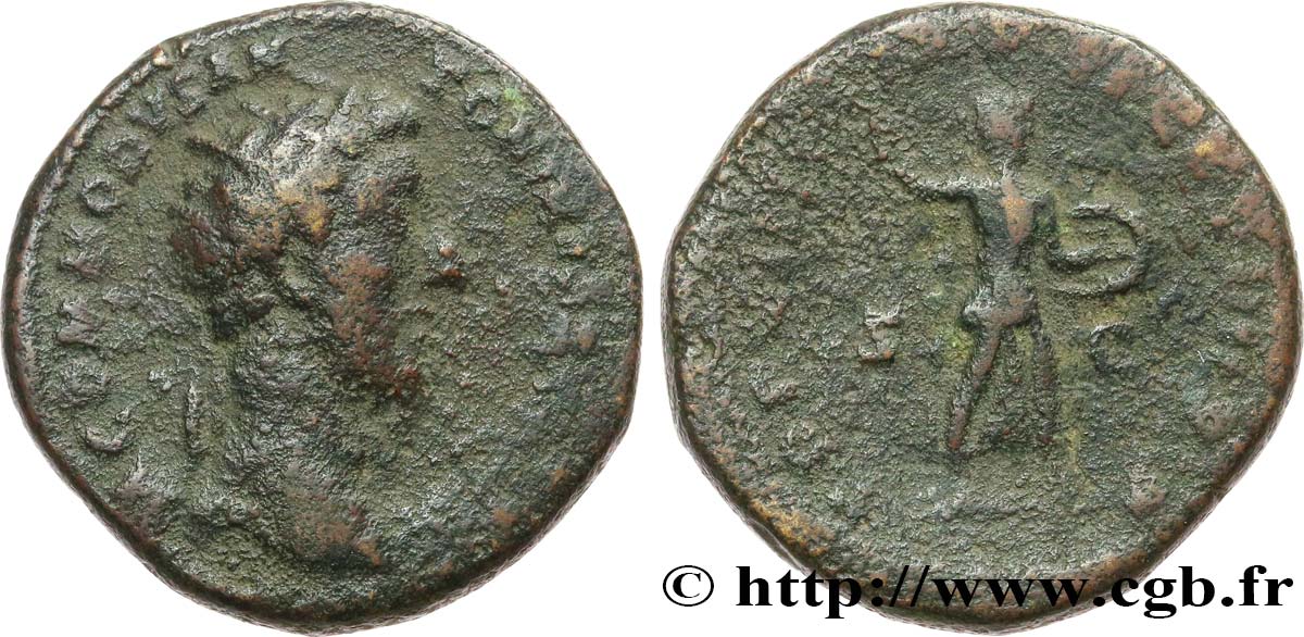 COMMODUS Dupondius VF