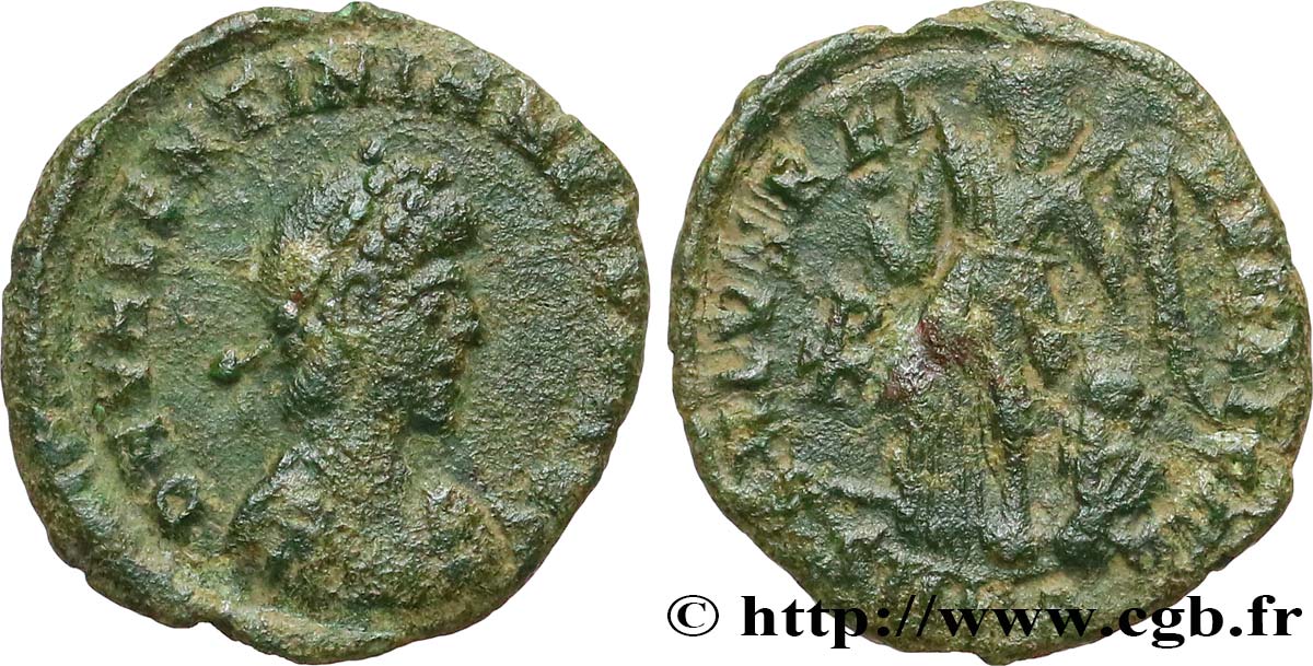 VALENTINIAN II Nummus, (PBQ, Æ 4) VF