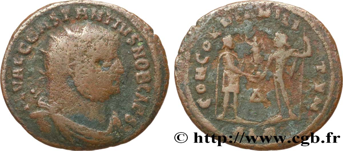 CONSTANCE Ier CHLORE Pseudo ou néo-aurelianus B+