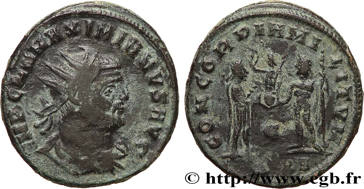 MAXIMIANUS HERCULIUS Aurelianus VF/XF