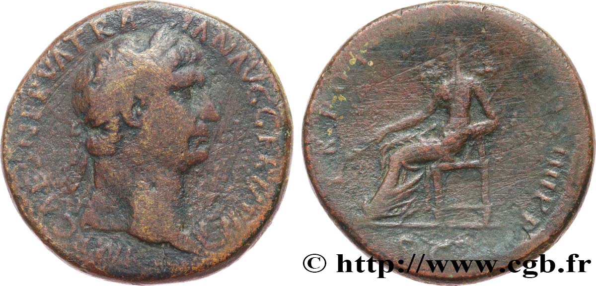 TRAJAN Sesterce TB+/TB