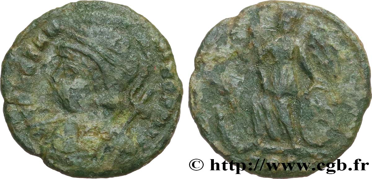 CONSTANTINOPLE Centenionalis ou nummus TB