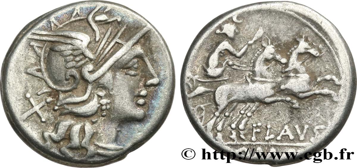 DECIMIUS Denier AU/XF