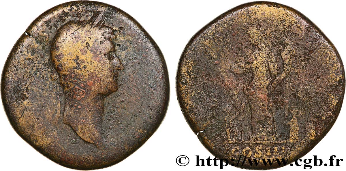 HADRIAN Sesterce VF