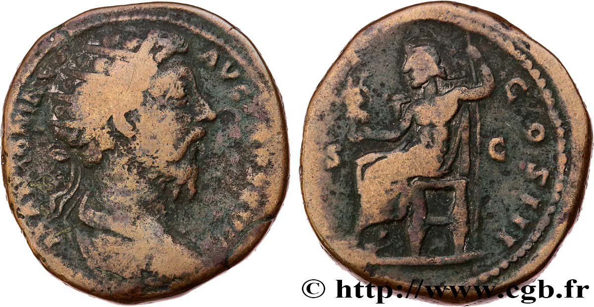 MARC AURÈLE Dupondius TB+