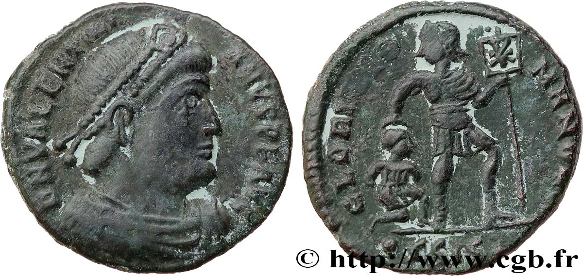 VALENTINIAN I Nummus, (PB, Æ 3) AU