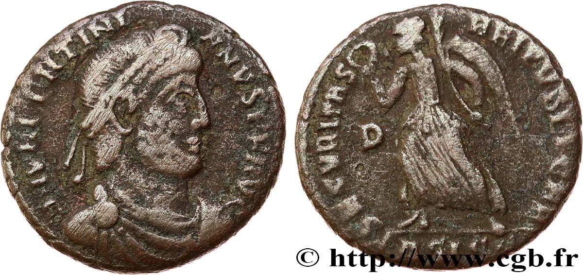VALENTINIANUS I Nummus, (Æ 3) SS