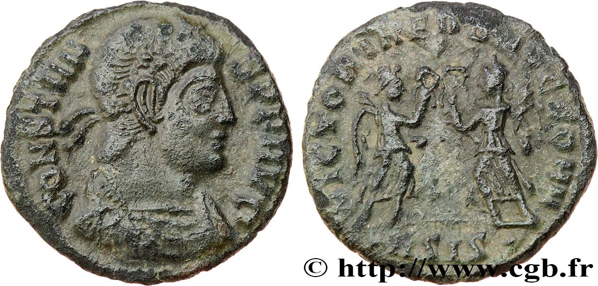 CONSTANS Centenionalis ou nummus TTB/TB+