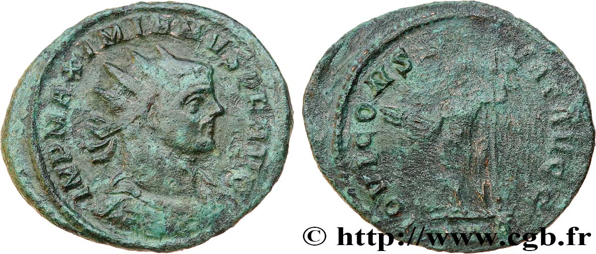 MAXIMIANUS HERCULIUS Aurelianus VF/VF