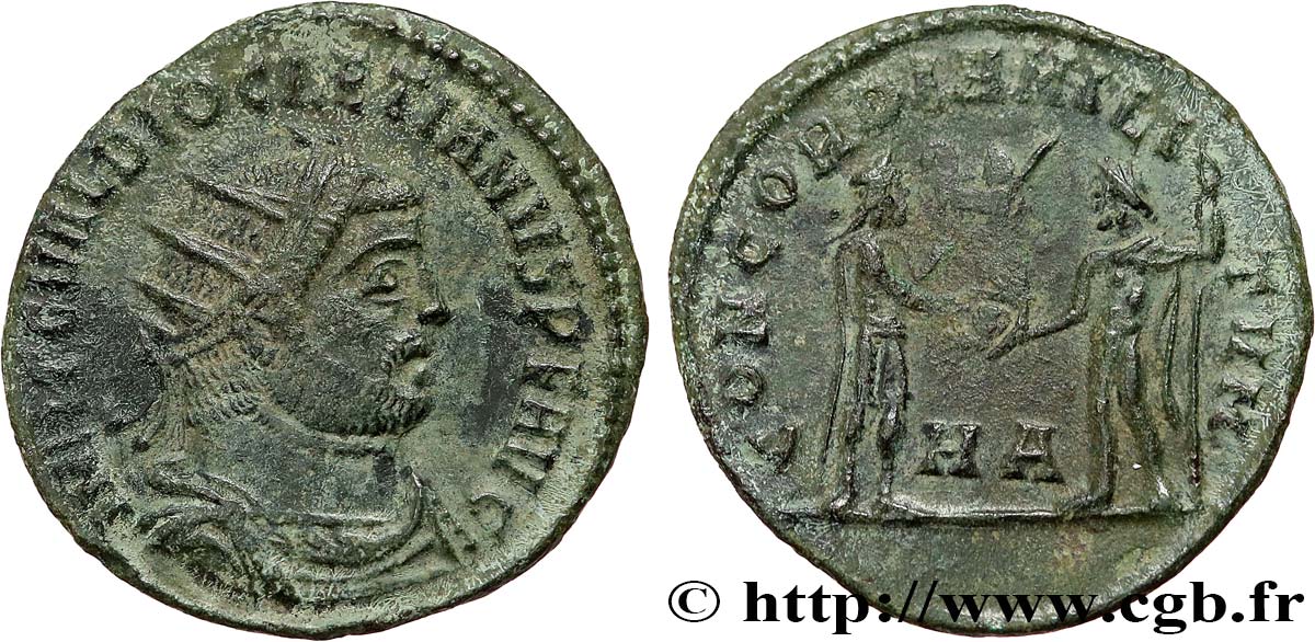 DIOCLETIAN Pseudo ou néo-aurelianus XF